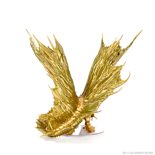 DnD - Icons of the Realms Premium DnD Figur - Adult Gold Dragon